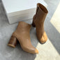 Unique Autumn Winter Tabi Split-Toe Ankle Boots