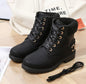 Women's Mid-Calf Chunky Heel Snow Boots