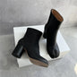 Unique Autumn Winter Tabi Split-Toe Ankle Boots