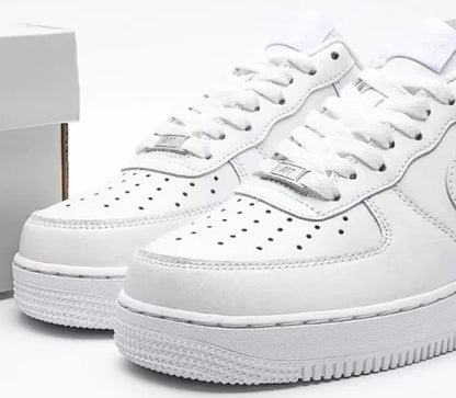 Air Force 1 Classic White Low-Top Sneakers for All
